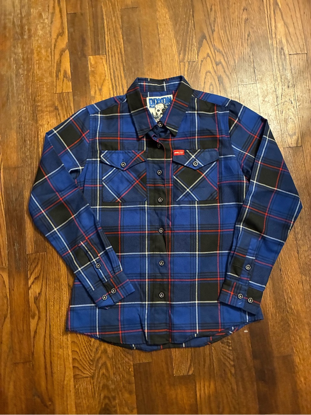 Dixxon flannel company camp crystal lake plaid shirt size medium